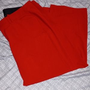 New Lane Bryant The Lena Red Trouser Pant